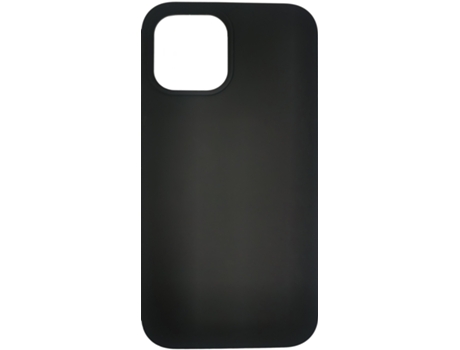 Funda para iPhone 12 Pro Max ESTUFF Microfibra Negro