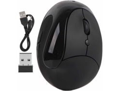 Ratón óptico vertical, tercera generación, inalámbrico, ergonómico para usuarios diestros. SFUSHOS