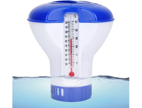 Pool Chlorine Diffuser with Thermometer, Pool Chlorine Float, Floating Pool Chlorine Diffuser, Pool Chlorine Dispenser, Product Dispenser, Starlight
