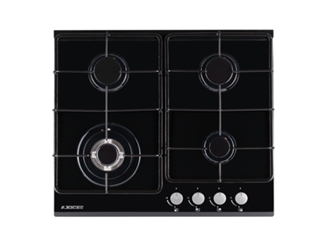 Placa de Gas JOCEL JP4GV011091 (Gas Natural - 60 cm - Negro)