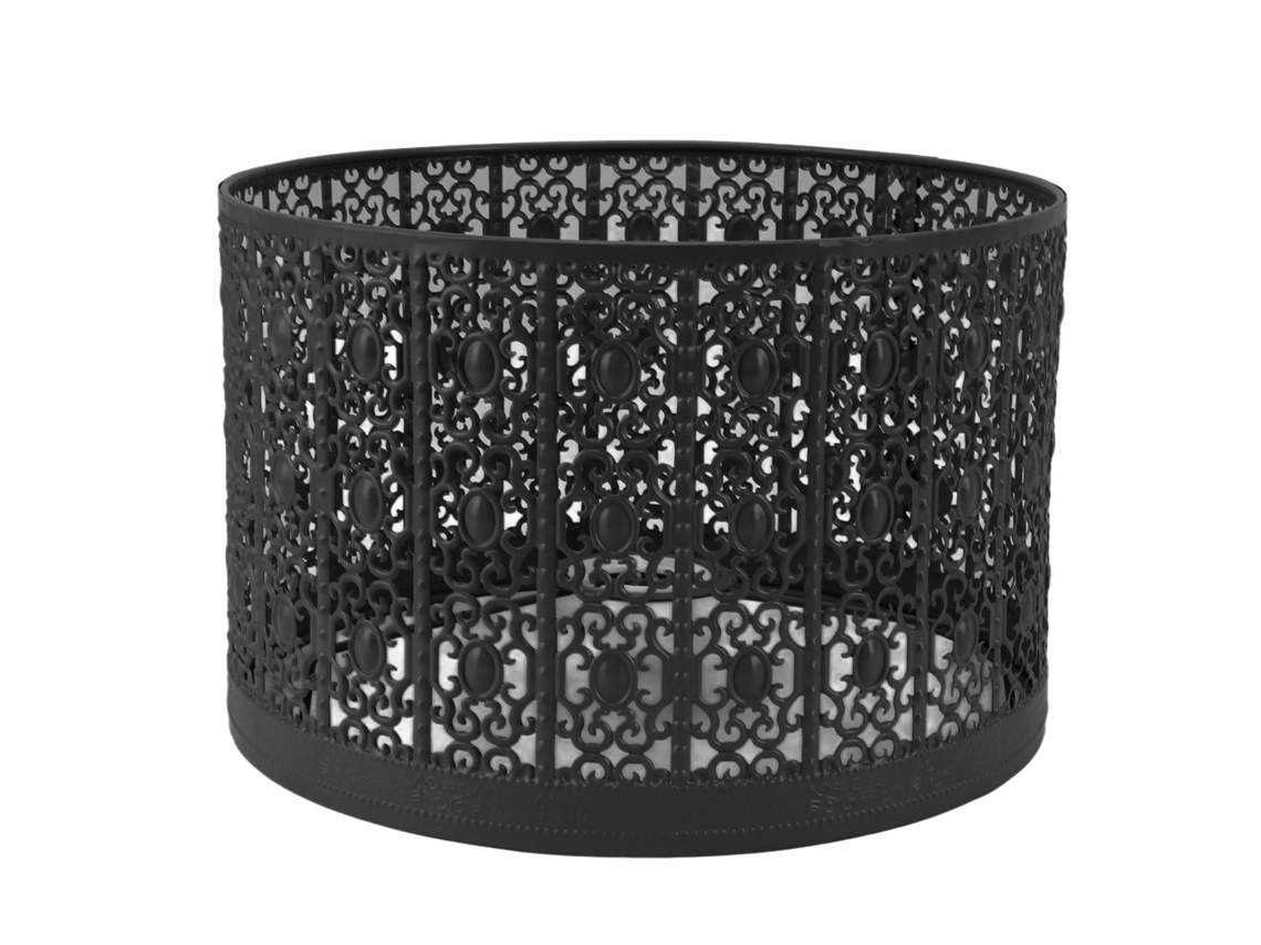 2026-lámpara De Metal Con Sombrero Hueco E27 E14 Clip Fácil Instalación Durable Para Mesa Dormitorio Sala Hogar Negro