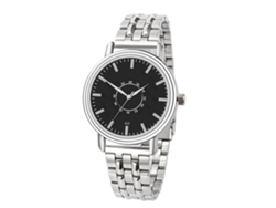 Reloj De Pulsera De Cuarzo Sencillo E Informal Para Hombre G3-g Con Brazalete De Acero Negro.