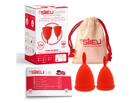 Copa Menstrual SILEU Starter Copa Menstrual SILEU Classic (Talla: S+L - Rojo)