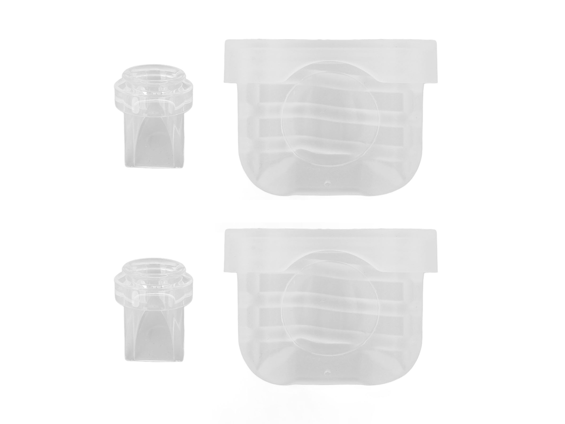 2 Válvulas De Pico De Pato Y 2 Diafragmas De Silicona Para Extractor De Leche S18, S21 Y S23.