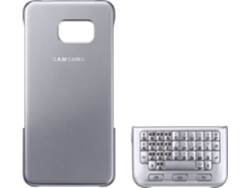 Funda SAMSUNG Teclado Galaxy S6 Edge+ Plateado