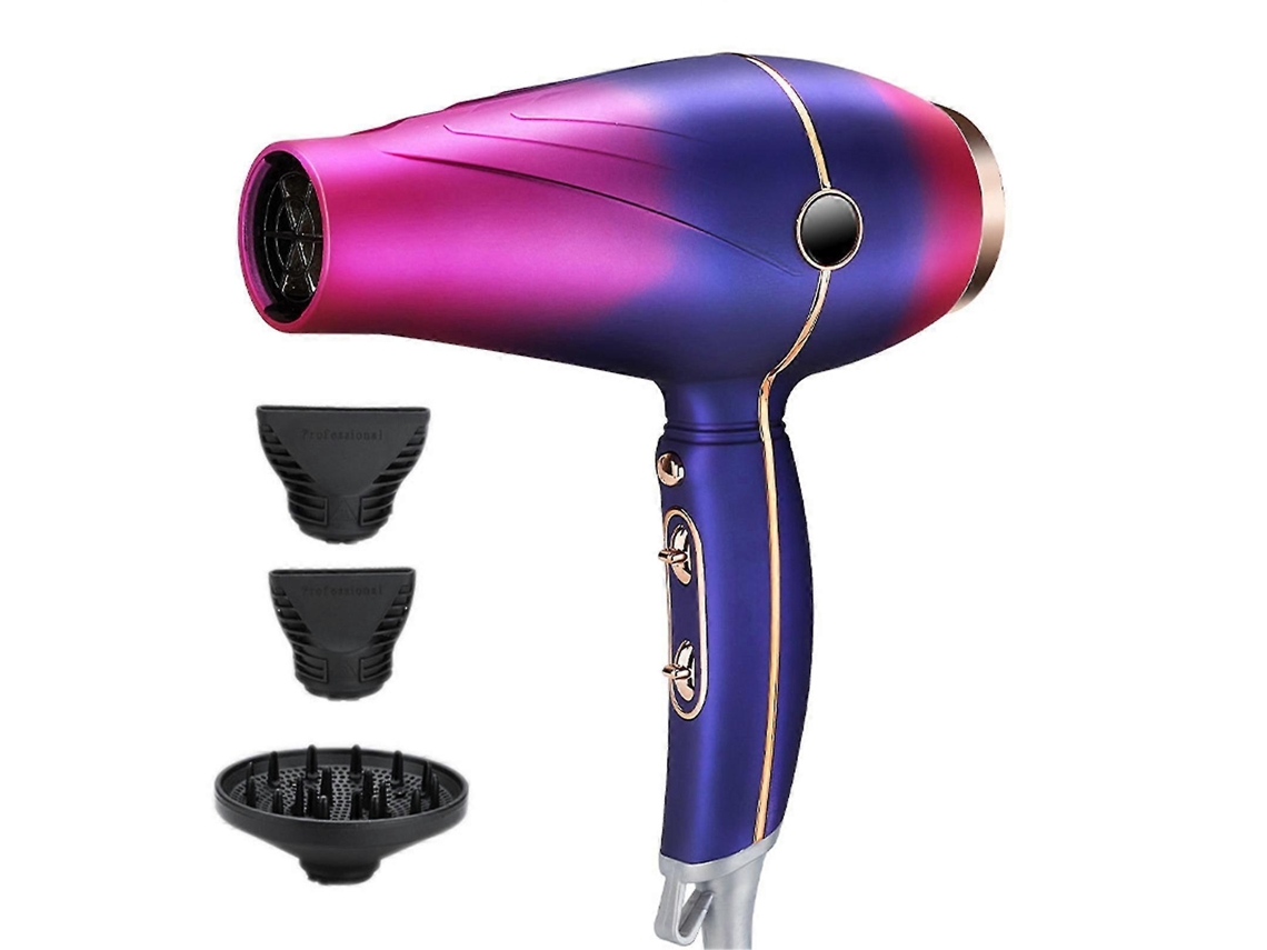 Secador de pelo profesional de cerámica de alta potencia para salón, con difusor y concentrador, con iones negativos. Ly Ebike