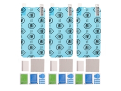 3 Protectores De Pantalla Pet 9h Para Iphone 13 Mini, Antihuellas Hd, Con Herramientas De Instalación.