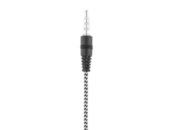 Auriculares Con Gancho Para La Oreja, Cable Trenzado, Micrófono Y Control Estéreo.