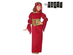 Disfraz Unisex Dama Medieval Rojo