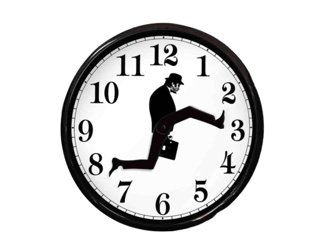 Reloj De Pared Redondo Silencioso De Cuarzo, De Madera, Ideal Para La Decoración Del Hogar Y La Oficina, 25 Cm.