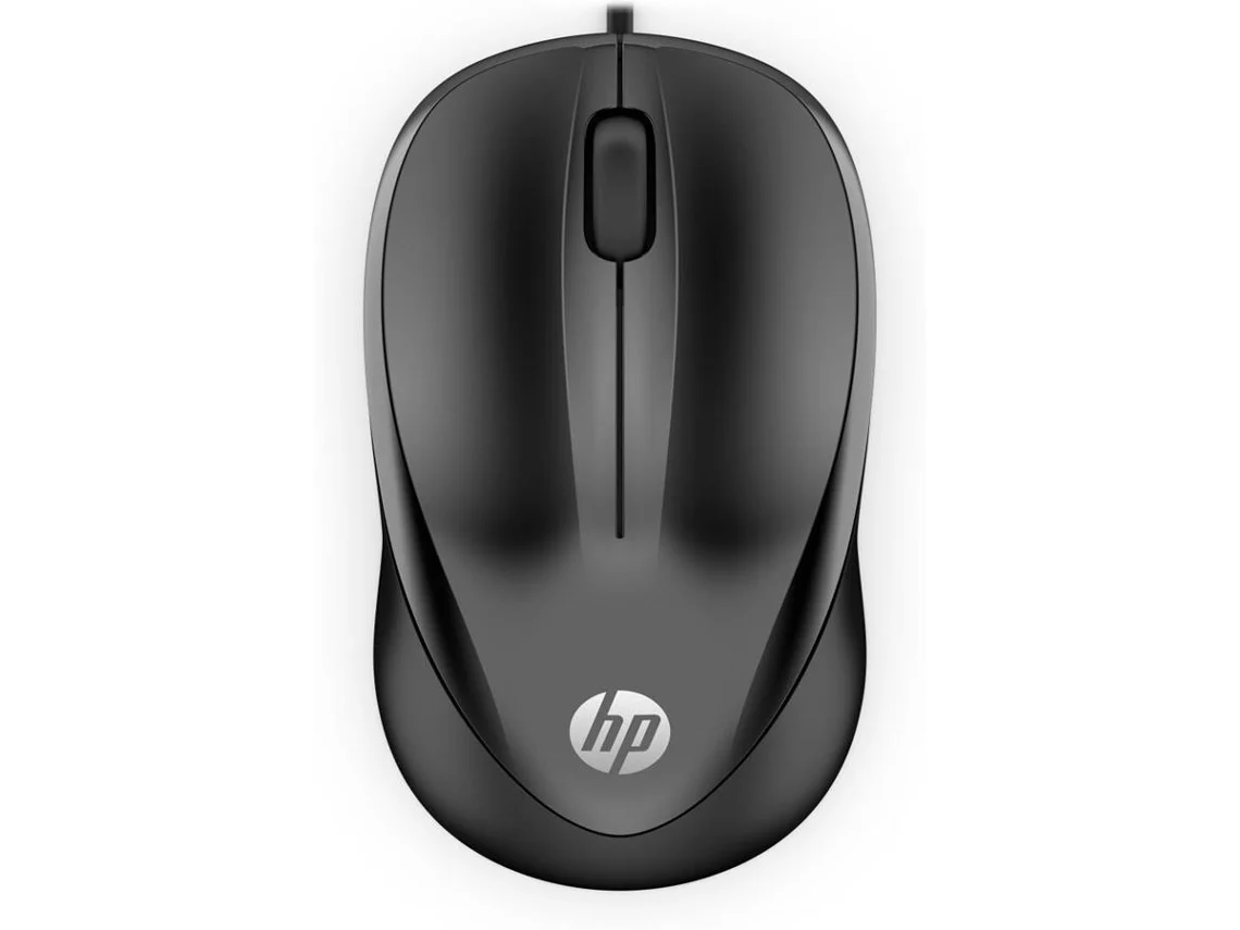 Ratón HP X1000 (Cable USB - Casual - 1000 dpi - Negro)