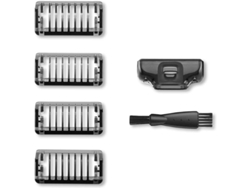 Juego de 4 peines guía de 1/2/3/5 mm para Philips Oneblade QP2520 QP2530 QP2620 QP2630 QP6510 QP6520 con tapa protectora y cepillo Neveance