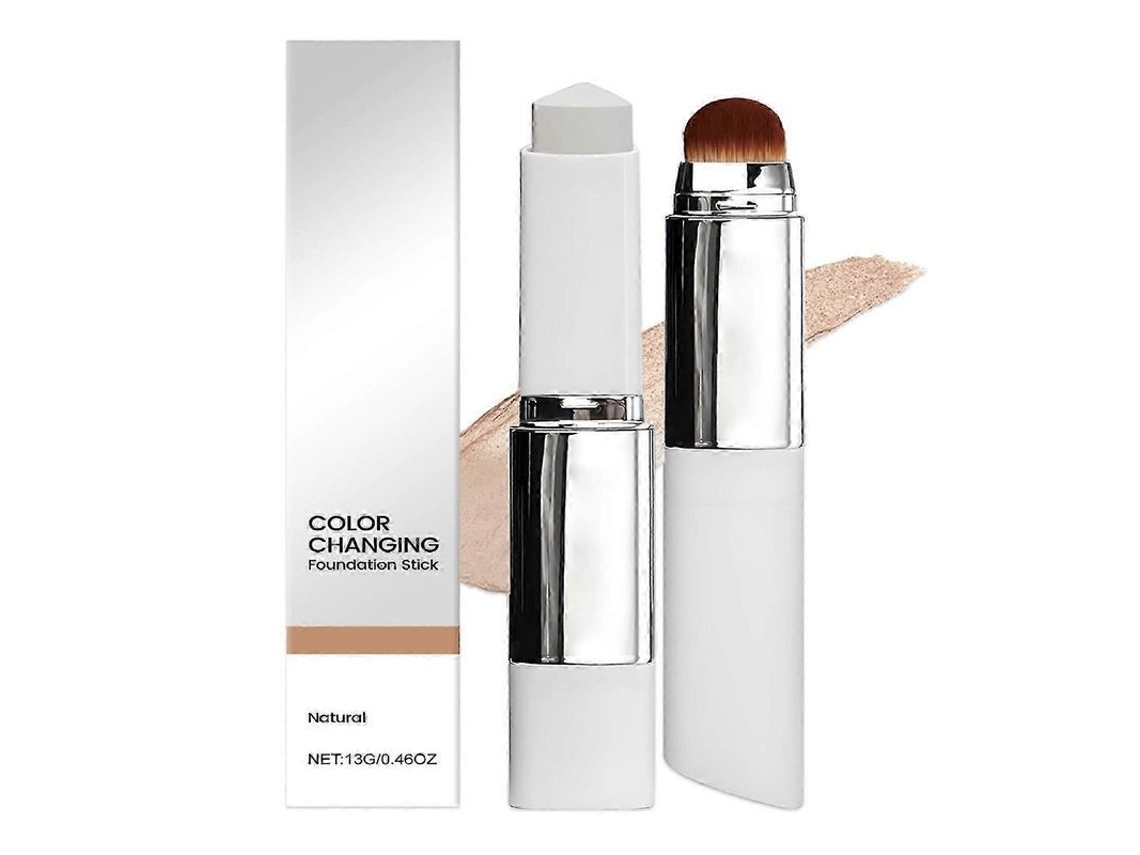 Brocha Mágica Para Base De Maquillaje Que Cambia De Color, Cobertura Media A Completa, Acabado Hidratante, Regalo Ideal.