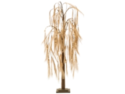 Árbol de Navidad Kopasker BELIANI con luces LED, material sintético color crema, 73 x 73 x 160