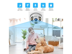 Câmera De Segurança Inteligente Sem Fio Wifi Para Interior E Exterior Residencial