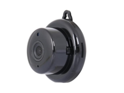 Mini cámara espía 1080p Wifi cámara HD oculta con visión nocturna y detección de movimiento negra USHION