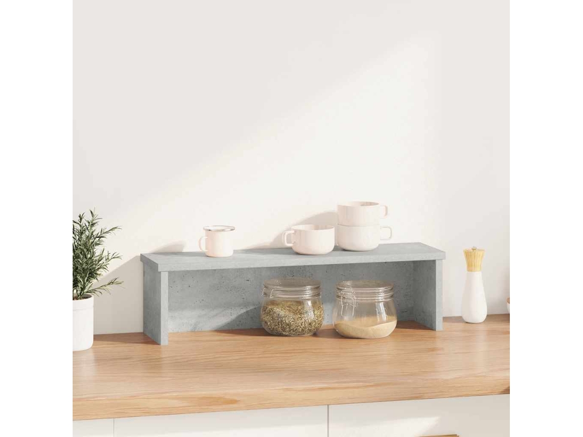 Maison Exclusive - Estantería Cocina Apilable Madera Ingeniería Gris Hormigón