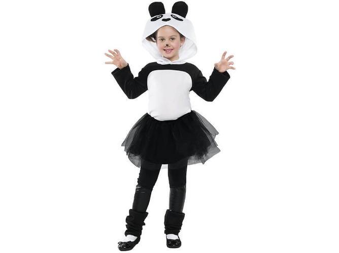 Disfraz de Niña DISFRAZZES Oso Panda (Talla: 10 a 12 años)