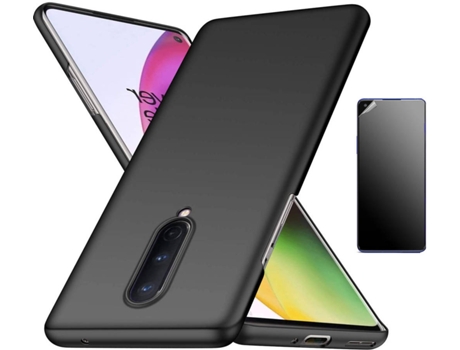 Kit Carcasa Y Protector Oneplus 8 Ultimatte Turtleshell Negro