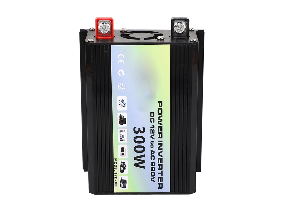 2026dz-inversor De Corriente 300w Para Coche 12v A 220v Con Puerto Usb Y Tomacorriente Universal