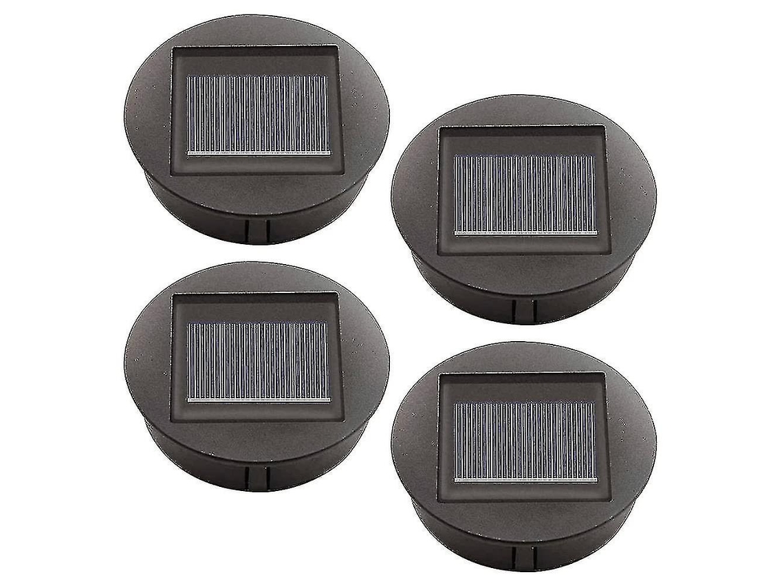 Rebe-4 Piezas De Luces Solares De Reemplazo Con Bombillas Led, Luces Superiores Solares Para Jardín, Impermeables Ip65