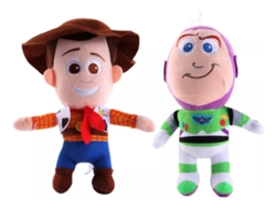 Pacote Com 2 Brinquedos De Pelúcia Buzz Lightyear E Xerife Woodyvayotoy