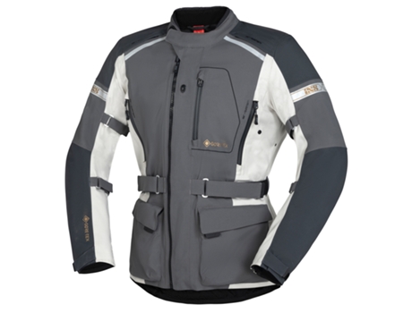 Chaqueta de Motocliclismo para Hombre IXS (S - Poliéster - Gris)