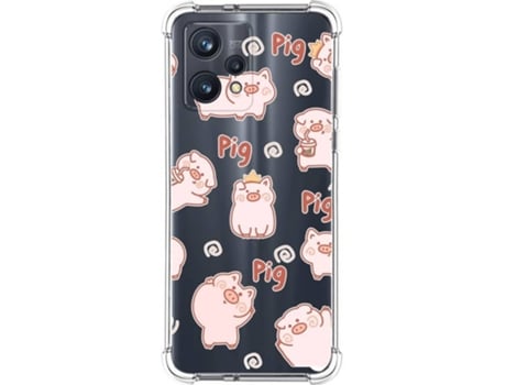 Carcasa Realme 9 Pro Plus 5G TUMUNDOSMARTPHONE Dibujos Antigolpes Cerdos Multicolor
