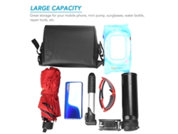 Bolsa Impermeable Para Manillar De Bicicleta Con Cierre Enrollable Para Bicicletas De Montaña, Bicicletas Eléctricas Y Patinetes.