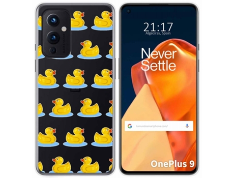 Carcasa OnePlus 9 5G TUMUNDOSMARTPHONE Dibujos Transparente Multicolor
