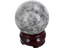 Cristal Decorativa Piedra Pulida Objeto Decoración Interiores Oficina Hogar Diseño Elegante Natural Bola Arte