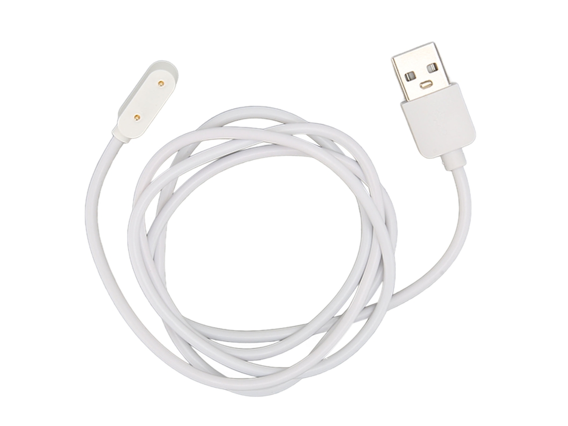 Carregador Magnético Usb Para Smart Watch Band 8 7 6 Pro Fit2 Honor Keep B4 Branco