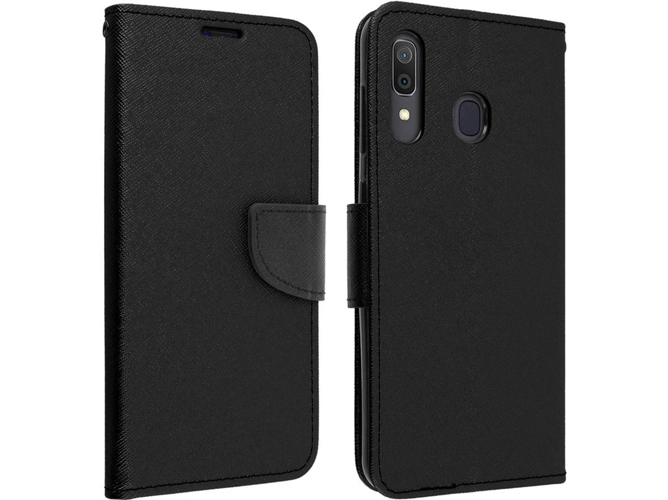 Funda Samsung Galaxy A30 AVIZAR Book Negro