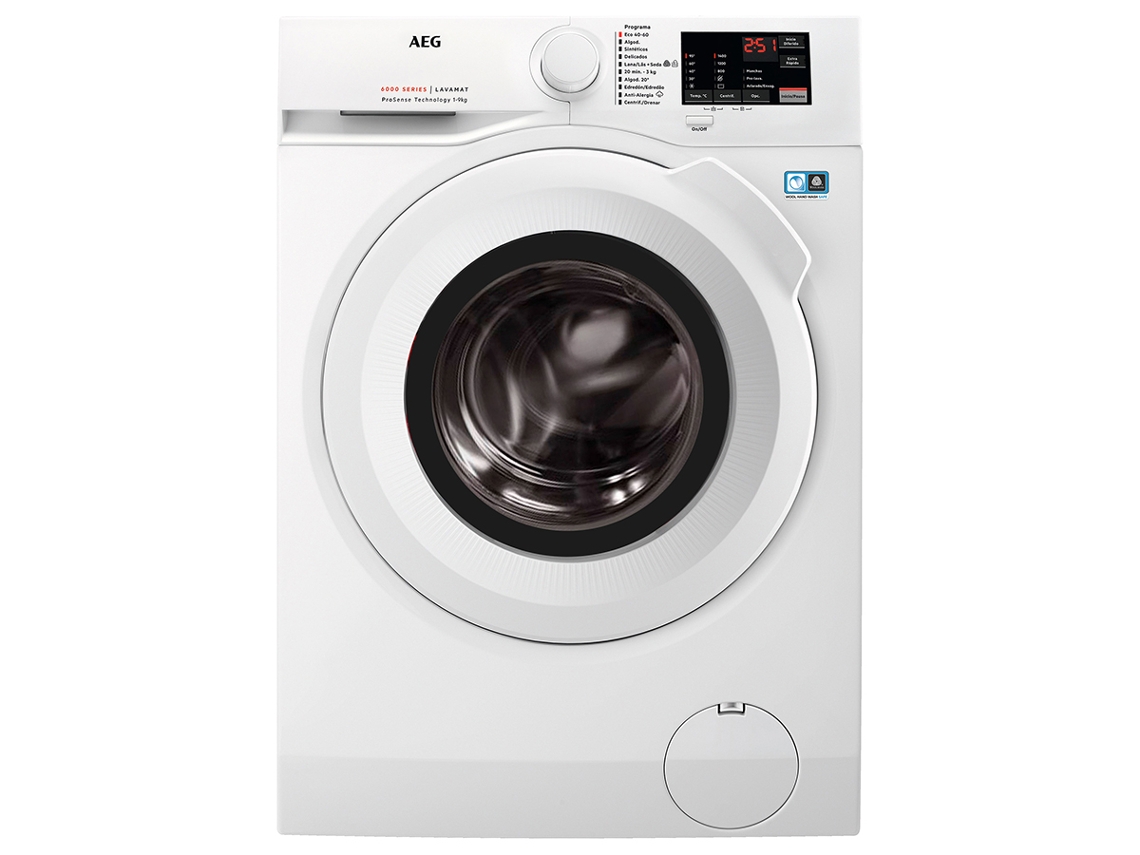 Lavadora AEG L6FBI947P (9 kg - 1400 rpm - Blanco)