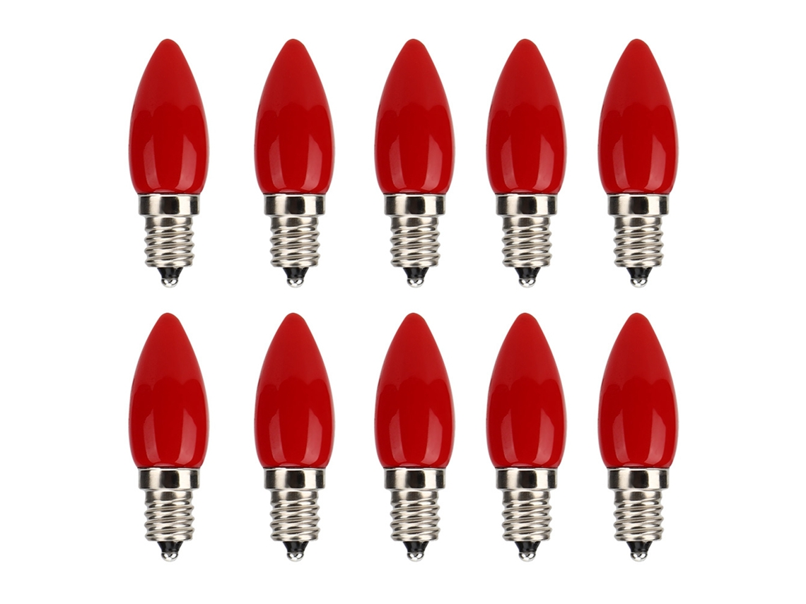10 Bombillas Led E12 De 1,5 W Ac110v Para Lámparas De Araña, Techo Y Pared (mini Bombillas Pequeñas)