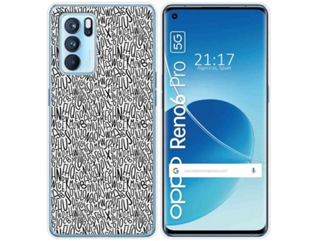 Carcasa Oppo Reno 6 Pro 5G TUMUNDOSMARTPHONE Dibujos Multicolor