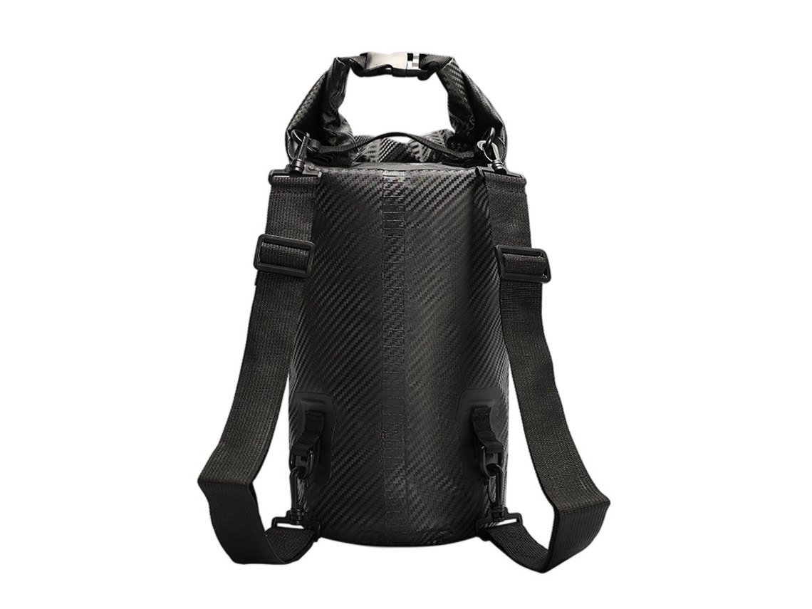 Bolsa Impermeable De 20 L Para Rafting, Kayak, Playa, Esquí, Pesca, Escalada Y Camping Henten Home Negra