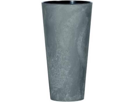 Maceta PROSPERPLAST Tubus Slim Effect (Gris - 15 x 15 x 28.6 cm)