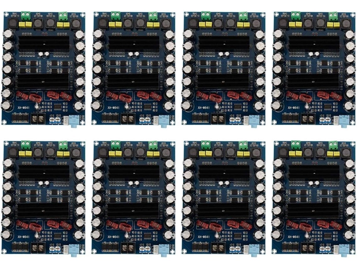 8x Xh M641 Tpa3116d2 Dc12v 24v 150w X 2 Placa De Refuerzo De Canales De Potencia Para Amplificador De Coche G2 010
