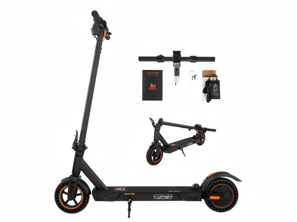Patinete eléctrico Kukirin S1 Max 350w 36v10.4ah Velocidad máxima 25km/h Autonomía 39km Negro