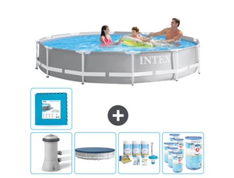 Piscina Tubular INTEX 26712GN-CB16 (6503 L - 366x76cm)
