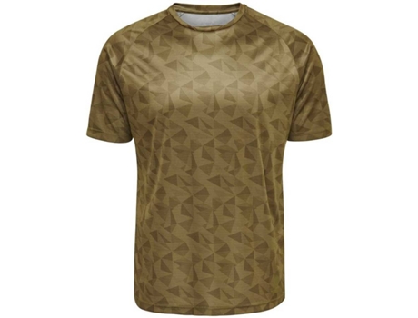 Camiseta de Hombre para Fútbol HUMMEL Active Poly Marrón (S)
