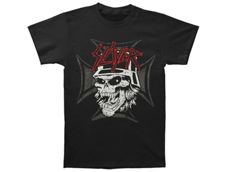 Camiseta ROCKINSTONE Slayer con gráfico de calavera (XXXL)