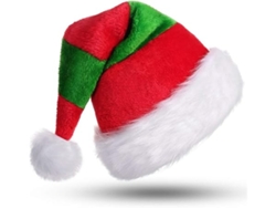 Es Un Gorro De Papá Noel Para Adultos. Cuenta Con Un Ribete De Felpa Cálida Y Un Forro Grueso Y Cómodo. Su Diseño Ergonómico Lo Hace Ideal P
