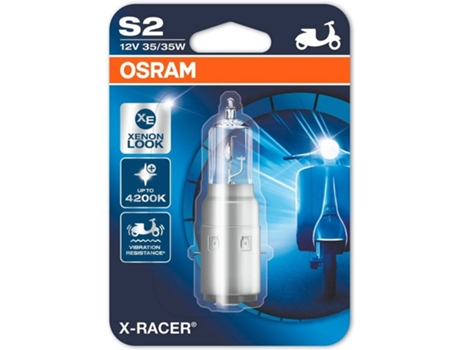 Bombilla OSRAM S2 X-Racer® Blister (4200K - Halogéno - 14 x 10 x 5 cm)