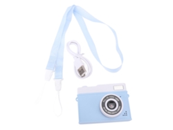 Cámara Digital Retro Con Pantalla Ips De 2 Pulgadas, 1080p, Compacta, Para Niños De 3 A 12 Años, Azul.