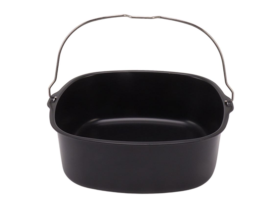 Cubo Para Freidora, Accesorio De Cocina, Metal Antiadherente, 7 Pulgadas