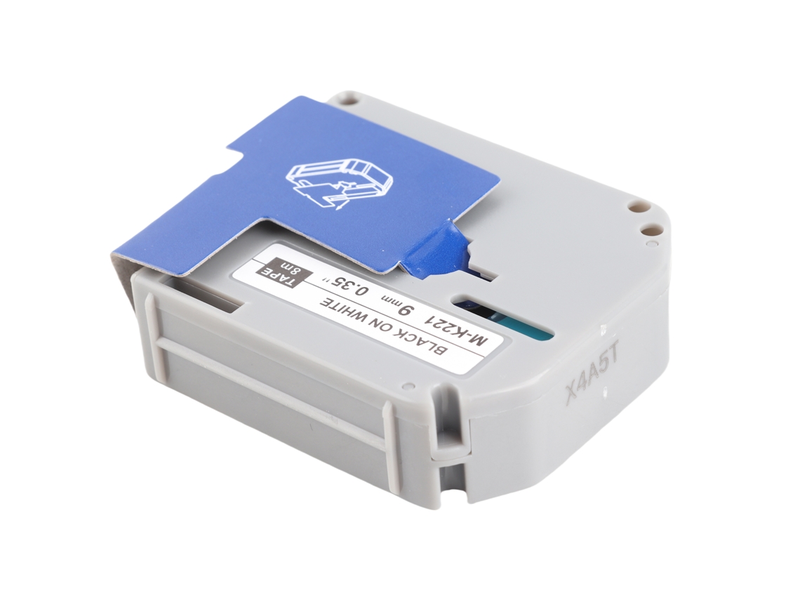 Cinta De Etiquetas En Blanco Y Negro Compatible Con Impresoras Brother Pt-65/pt-70/pt80, 9 Mm * 8 M