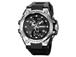 Reloj Multifuncional Skmei 2031 Para Hombre Con Doble Pantalla, Cronómetro Y Resistencia Al Agua De 3 Atm.