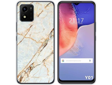 Carcasa Vivo Y01 TUMUNDOSMARTPHONE Dibujos Mármol 13 Multicolor